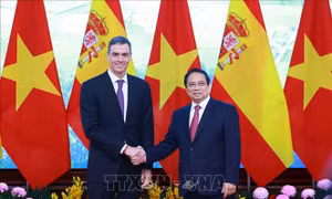 Thủ tướng Tây Ban Nha Pedro Sánchez kết thúc chuyến thăm chính thức Việt Nam