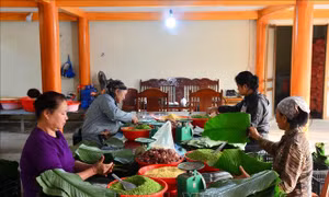 Độc đáo làng nghề bánh chưng gù Bản Tùy, Hà Giang