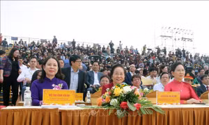Phó Chủ tịch nước Võ Thị Ánh Xuân dự Lễ khai hội chùa Tam Chúc