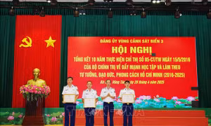 Học và làm theo Bác: Lực lượng Cảnh sát biển củng cố vững chắc thế trận lòng dân