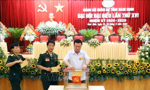 Tiến tới Đại hội XIII của Đảng: Xây dựng lực lượng quân sự địa phương vững mạnh