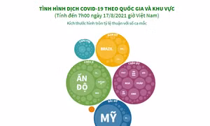 Tình hình dịch COVID-19 theo quốc gia và khu vực