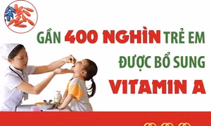 Hà Nội: Gần 400.000 trẻ em được bổ sung vitamin A