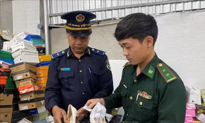 Tạm giữ kho hàng tiêu dùng nghi vấn kinh doanh trái phép