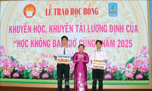 Trao hơn 1.000 suất học bổng Lương Định Của cho học sinh, sinh viên