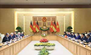 Thủ tướng Phạm Minh Chính hội kiến Tổng thống Cộng hòa Liên bang Đức 