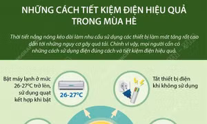 Những cách tiết kiệm điện hiệu quả trong mùa hè