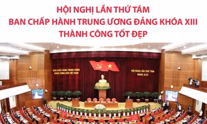 Hội nghị lần thứ tám Ban Chấp hành Trung ương Đảng khóa XIII thành công tốt đẹp
