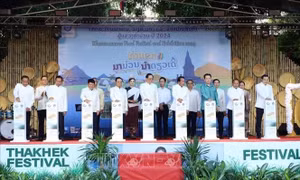 Việt Nam tham gia Lễ hội ẩm thực, trưng bày và phân phối sản phẩm tại Lào
