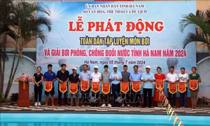 Hà Nam: Phát động toàn dân tập luyện môn bơi phòng, chống đuối nước