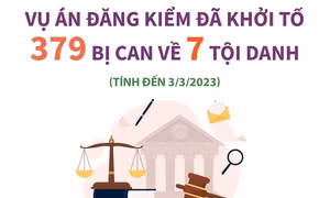 Vụ án đăng kiểm đã khởi tố 379 bị can về 7 tội danh