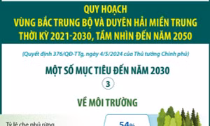 Quy hoạch vùng Bắc Trung Bộ và duyên hải miền Trung: Về môi trường và phát triển kết cấu hạ tầng