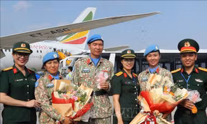Đội Công binh số 2 hoàn thành xuất sắc nhiệm vụ, về nước an toàn