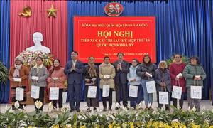 Trưởng Ban Nội chính Trung ương tiếp xúc cử tri tại Lâm Đồng