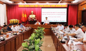 Đoàn Kiểm tra của Ban Bí thư làm việc với Ban Thường vụ Tỉnh ủy Đắk Lắk