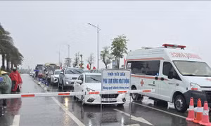 Thời tiết xấu làm gián đoạn hoạt động vận tải ra Cát Bà 