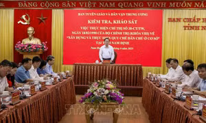 Xây dựng và thực hiện quy chế dân chủ ở cơ sở phù hợp với thực tế địa phương