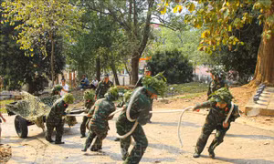 Trải nghiệm kéo pháo tại Đồi A1