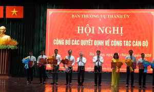 Đà Nẵng công bố các Quyết định về công tác cán bộ