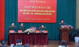 Lần đầu tiên tổ chức Giao lưu hữu nghị Quốc phòng biên giới Việt Nam - Lào - Campuchia
