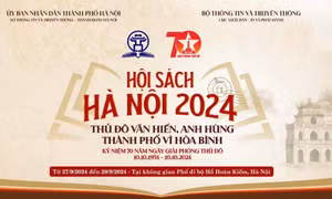 70 năm Ngày Giải phóng Thủ đô: Khai mạc Hội Sách Hà Nội lần thứ IX - năm 2024