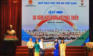 Phó Chủ tịch nước Võ Thị Ánh Xuân dự kỷ niệm 30 năm xây dựng và phát triển Quỹ Bảo trợ trẻ em Việt Nam