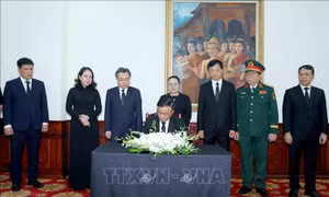 Đồng chí Thường trực Ban Bí thư Trần Cẩm Tú sẽ dự Lễ truy điệu đồng chí Xaysomphone Phomvihane