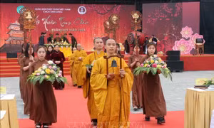 Khai hội Xuân chùa Tam Chúc cầu nguyện quốc thái dân an, mưa thuận gió hòa