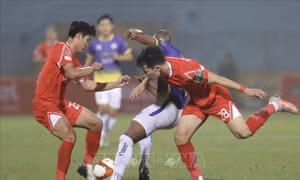 V.League 1-2023: Thắng đậm tại vòng 1, đội tân binh Công an Hà Nội dẫn đầu bảng xếp hạng