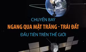 Chuyến bay ngang qua Mặt Trăng - Trái Đất đầu tiên trên thế giới
