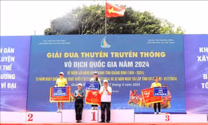 TP Hồ Chí Minh giành giải nhất Đua thuyền truyền thống vô địch quốc gia năm 2024