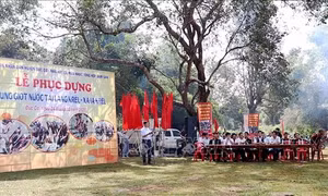 Lễ cúng Giọt nước - nét đẹp văn hóa của dân tộc Jrai ở Tây Nguyên