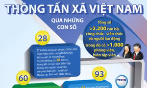 Thông tấn xã Việt Nam qua những con số
