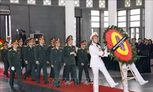 Các tổ chức, cơ quan, đơn vị viếng Tổng Bí thư Nguyễn Phú Trọng 