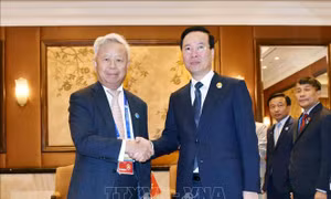 Chủ tịch nước Võ Văn Thưởng tiếp Chủ tịch Ngân hàng Đầu tư cơ sở hạ tầng châu Á