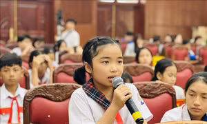 Đối thoại giữa đại biểu HĐND và trẻ em tỉnh Gia Lai