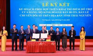 Thái Nguyên thí điểm hỗ trợ cửa hàng và hộ kinh doanh chuyển đổi số