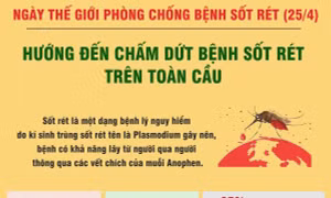 Ngày Thế giới phòng chống sốt rét 25/4: Hướng đến chấm dứt bệnh sốt rét trên toàn cầu