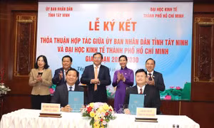 Tây Ninh ký hợp tác với Đại học Kinh tế TP Hồ Chí Minh giai đoạn 2026 – 2030