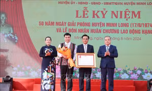 Huyện Minh Long đồng tâm hiệp lực, thực hiện toàn diện các mục tiêu