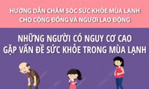 Những người có nguy cơ cao gặp vấn đề sức khỏe trong mùa lạnh