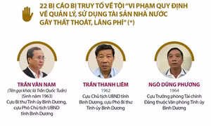 Ngày 15/8: Xét xử cựu lãnh đạo Bình Dương do sai phạm trong quản lý đất đai