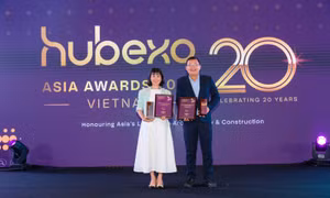 Coteccons tiếp tục ghi dấu ấn tại Hubexo Asia Awards 2025