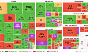 Bật tăng trở lại sau phiên sáng, VN-Index đạt 1.611,6 điểm