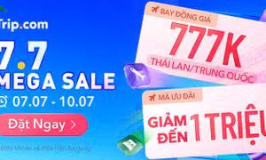 Trip.com tung ưu đãi bay Thái, Trung từ 777.000 đồng