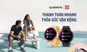 Garmin tích hợp MoMo mở rộng thanh toán một chạm trên đồng hồ thông minh