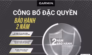 Garmin chính thức tăng gấp đôi thời hạn bảo hành cho người dùng Việt Nam