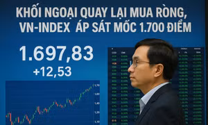 Khối ngoại quay lại mua ròng, VN-Index áp sát mốc 1.700 điểm