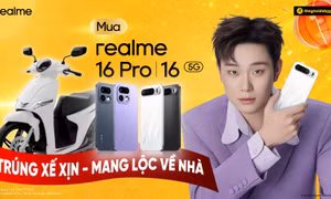 Mua realme 16 Pro và realme 16 5G có cơ hội trúng xế xịn