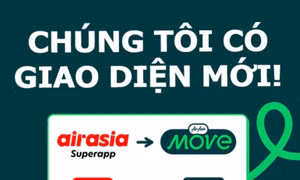 AirAsia MOVE ra mắt giao diện mới cho siêu ứng dụng